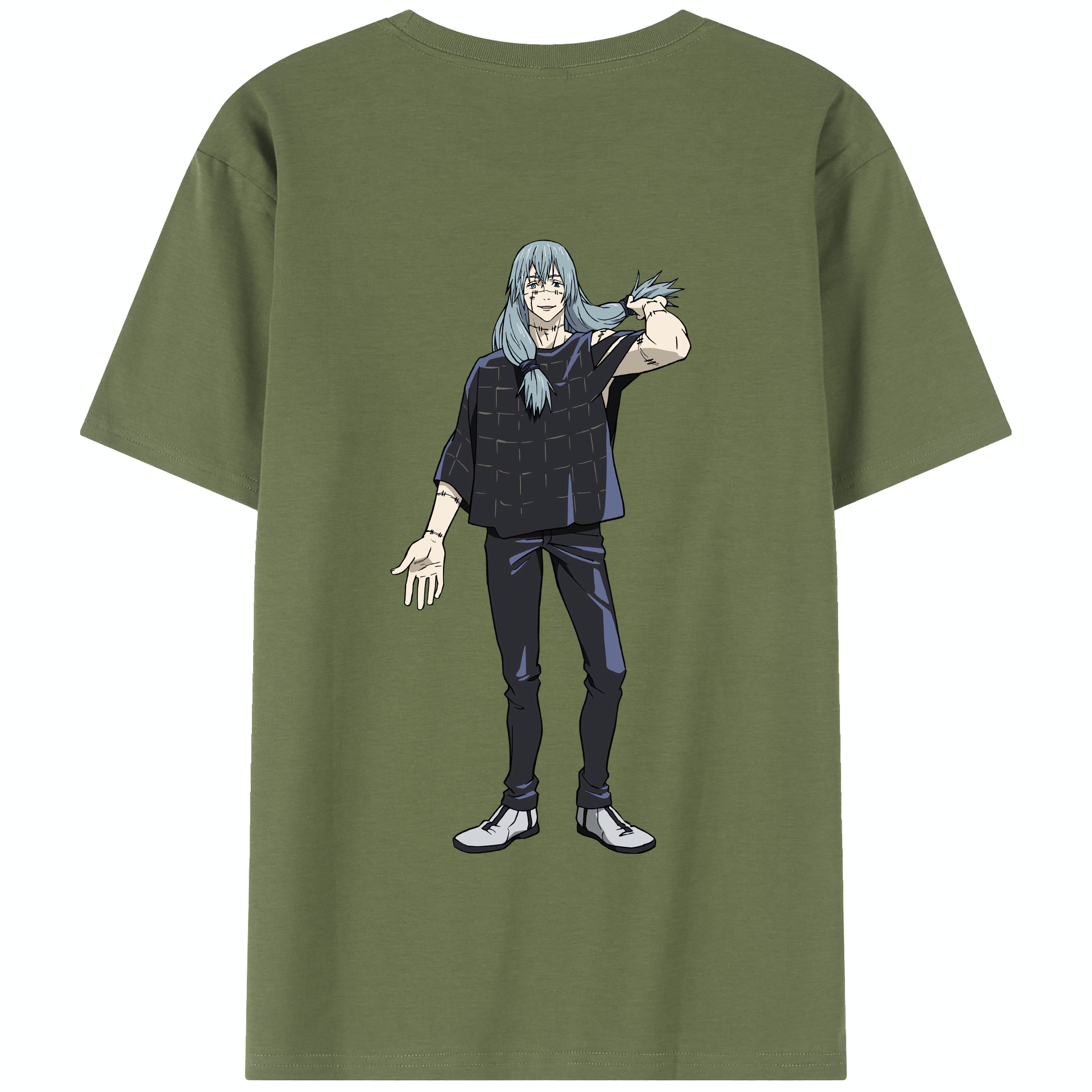 （画像用） 呪術廻戦 Jujutsu Kaisen 綿100％半袖Tシャツ（背面プリント）